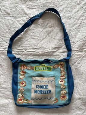 Vintage 1976 Knickerbocker Cookie Monster Bag